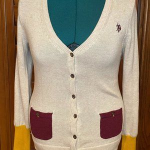U.S. Polo Assn. colorblock cardigan